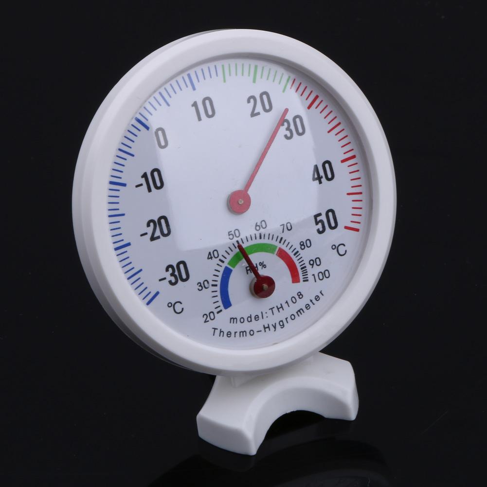 Büros Thermometer Hygrometer Werkstätten Innen Analog Mini Haushalt Temperatur