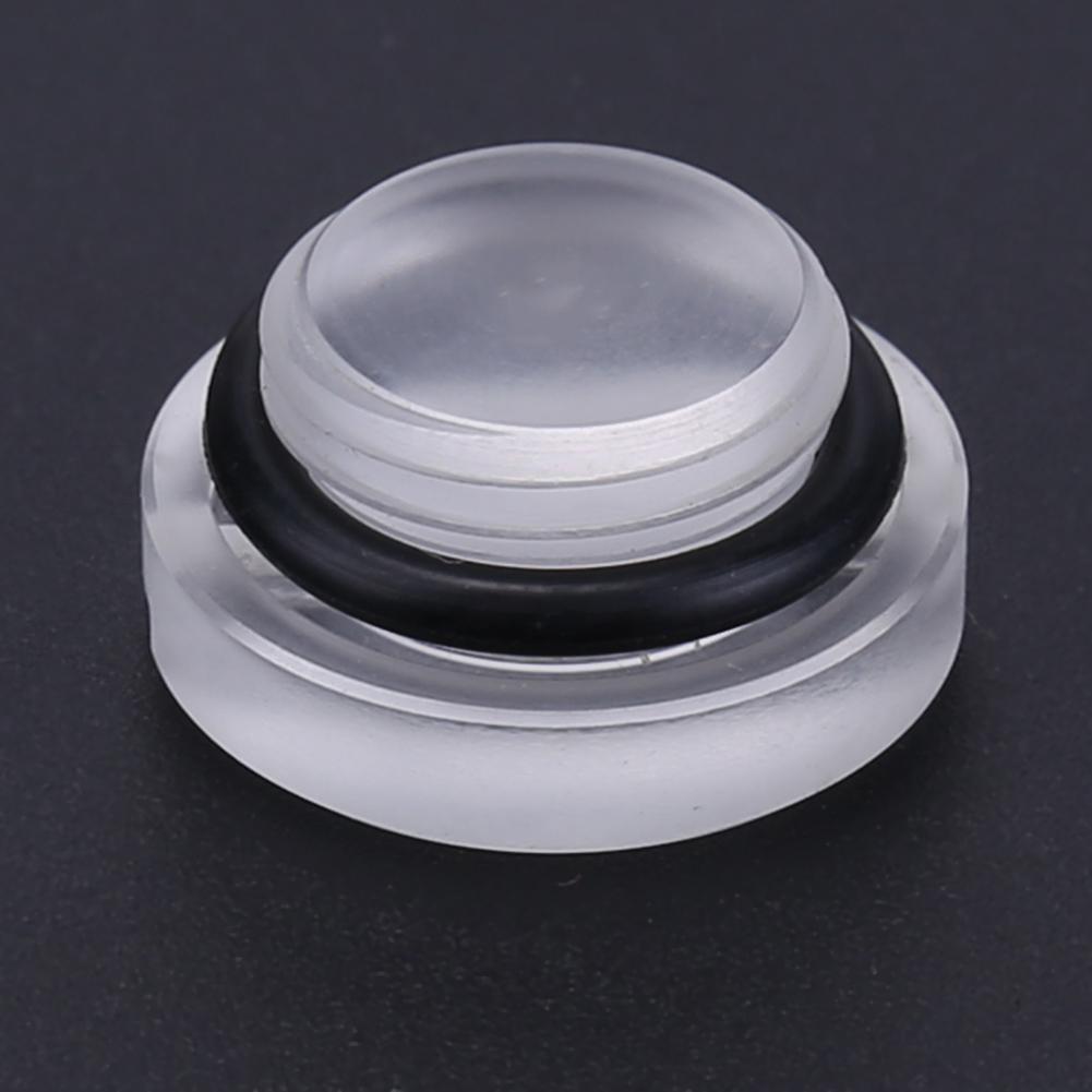 2Pcs G1//4 thread acrylic hose straight stop plug fittings for water cooling S!