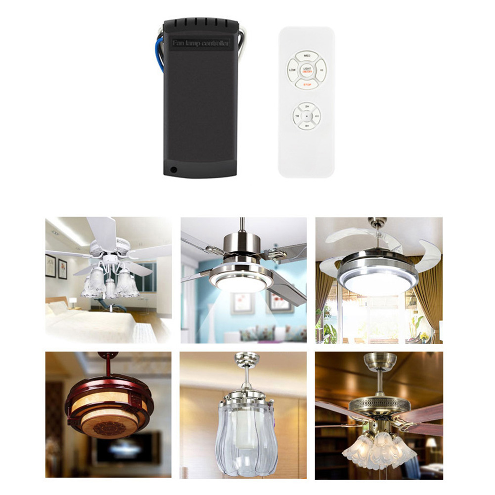Ceiling Fan Light Lamp Controller Wireless Remote Speed Control