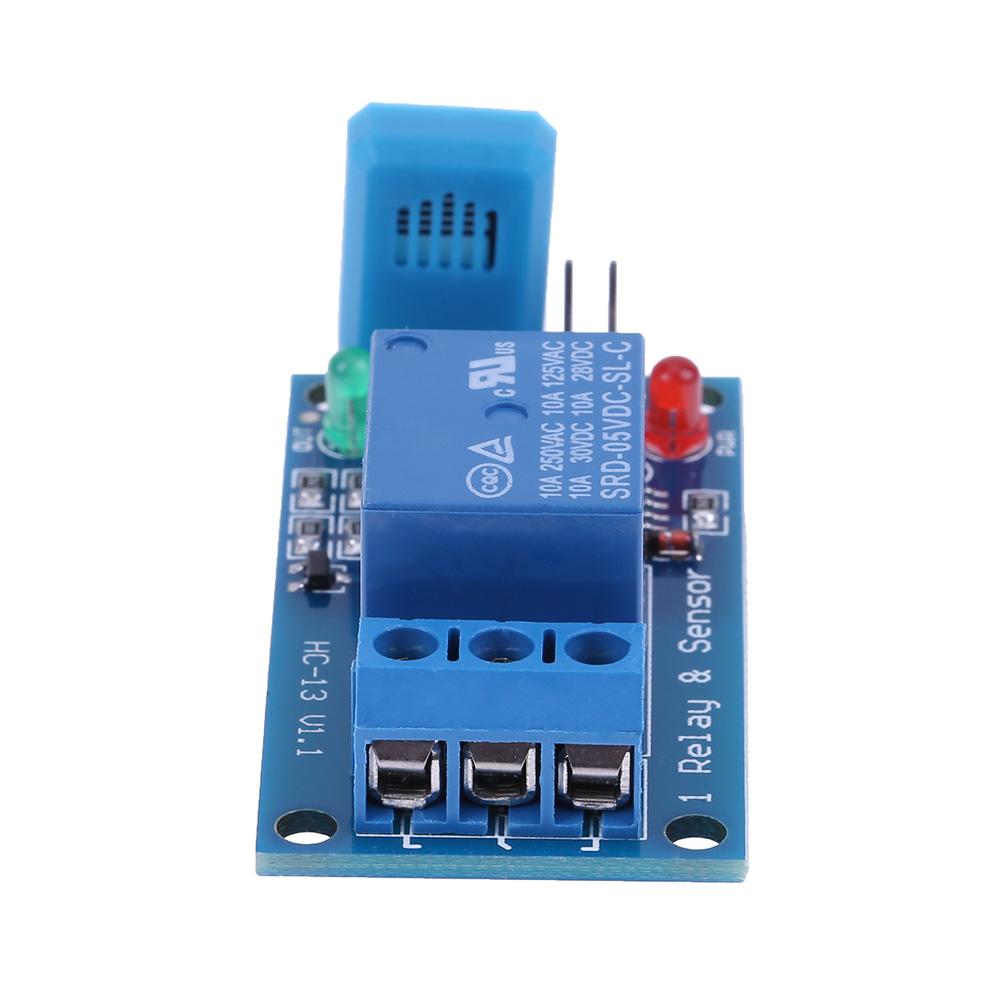 1PCS DC 5V 1 Channal 1CH 5V HR202 Humidity Sensitive Switch Relay Module