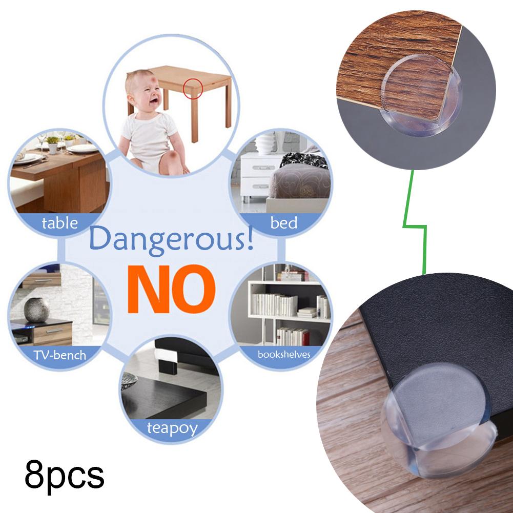 8 Baby Safety Table Desk Edge Corner Cushion Guard Softener Bumper Protector Kid