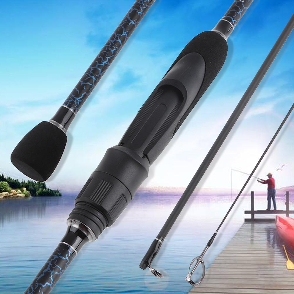 Carbon Fiber Fishing Rod Travel Spinning Lure Rod Sea Saltwater Pole 1.8M//5.9ft