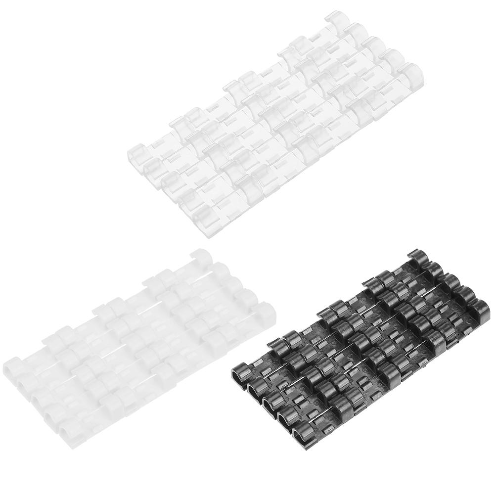 50×Selbstklebend Befestigungssockel Klebesockel Klebepad Kabelhalter Kabelbinder