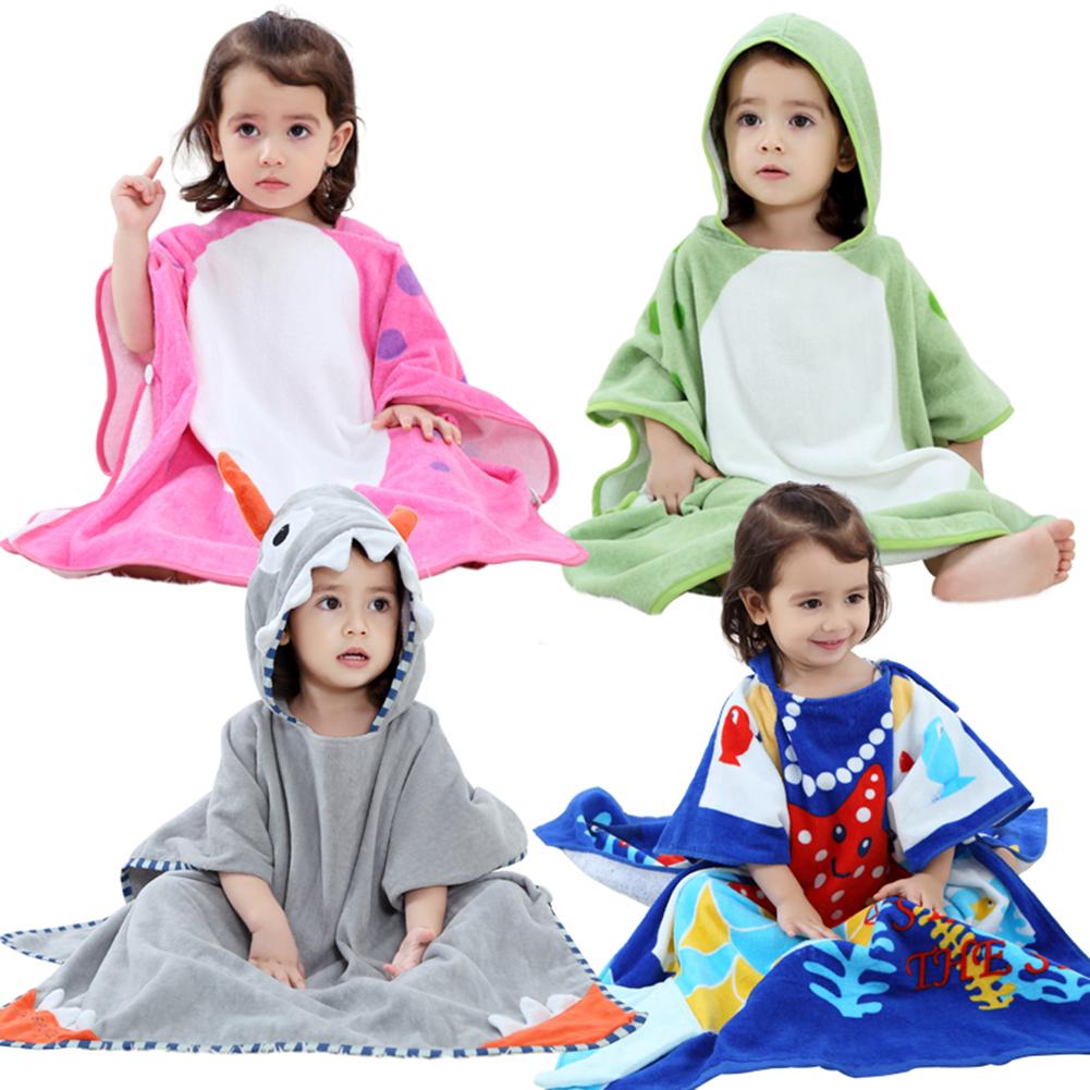 Baby Towel /& Bathrobe Animal Hooded Newest for Boys Girls 0-7 Years Pink