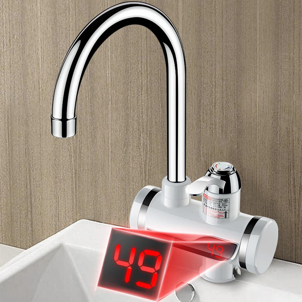 360 ° instant 3000w wasserhahn mischbatterie display küche warmwasserboiler